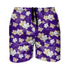 Washington Huskies NCAA Mens Hibiscus Slim Fit 5.5" Swimming Trunks