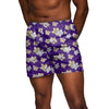 Washington Huskies NCAA Mens Hibiscus Slim Fit 5.5" Swimming Trunks