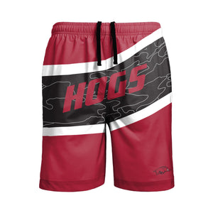 Arkansas Razorbacks NCAA Mens Big Wordmark Swimming Trunks