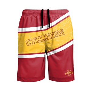 Iowa State Cyclones NCAA Mens Big Wordmark Swimming Trunks
