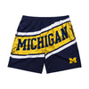 Michigan Wolverines NCAA Mens Big Wordmark Swimming Trunks