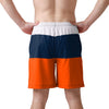 Denver Broncos NFL Mens 3 Stripe Big Logo Swimming Trunks