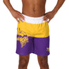 Minnesota Vikings NFL Mens 3 Stripe Big Logo Swimming Trunks