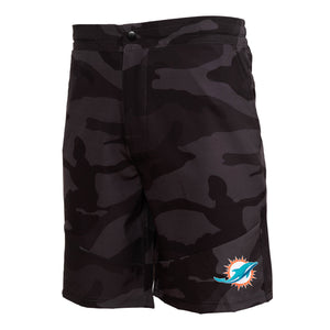 Miami Dolphins NFL Mens Nightcap Camo Walking Shorts