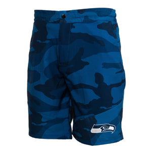 Seattle Seahawks NFL Mens Nightcap Camo Walking Shorts