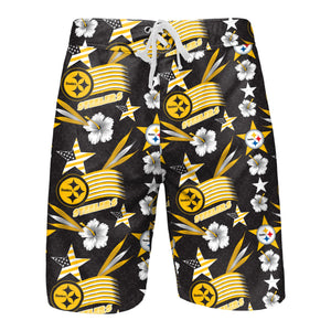 Pittsburgh Steelers NFL Mens Americana Boardshorts