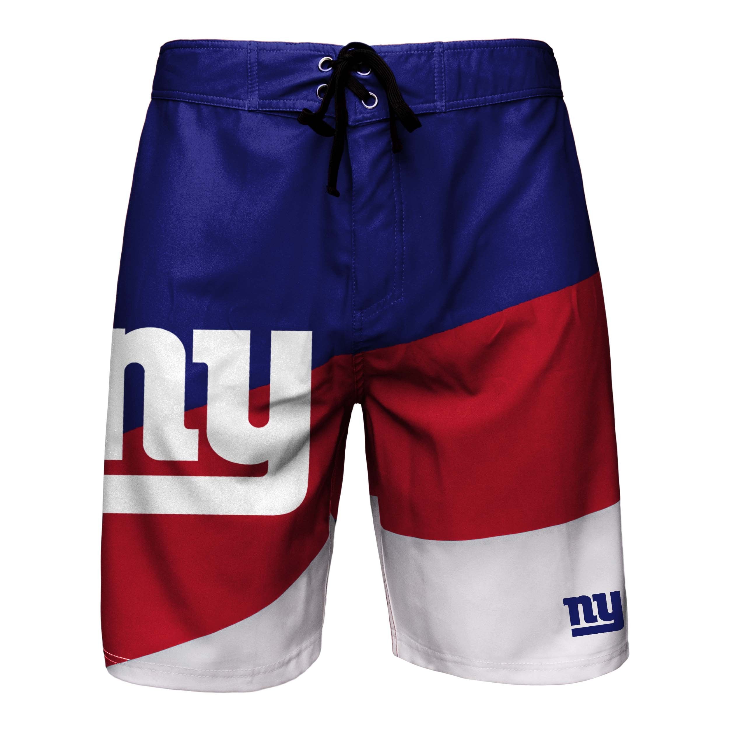 Lids New York Giants FOCO Dip-Dye Swim Shorts - Red/Royal