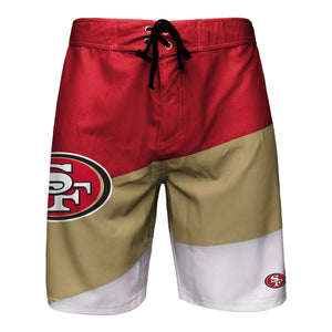 San Francisco 49ers NFL Mens Color Dive Boardshorts