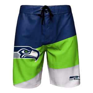 Seattle Seahawks NFL Mens Color Dive Boardshorts