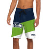 Seattle Seahawks NFL Mens Color Dive Boardshorts