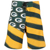 Green Bay Packers NFL Mens Diagonal Flag Board Shorts