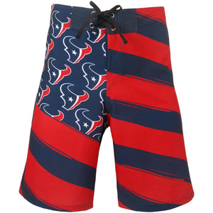 Houston Texans NFL Mens Diagonal Flag Board Shorts