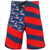 New England Patriots NFL Mens Diagonal Flag Board Shorts