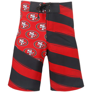 San Francisco 49ers NFL Mens Diagonal Flag Board Shorts