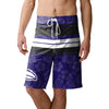 Baltimore Ravens NFL Mens Hibiscus Boardwalk Stripe Boardshorts