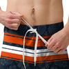 Chicago Bears NFL Mens Hibiscus Boardwalk Stripe Boardshorts