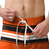 Cincinnati Bengals NFL Mens Hibiscus Boardwalk Stripe Boardshorts