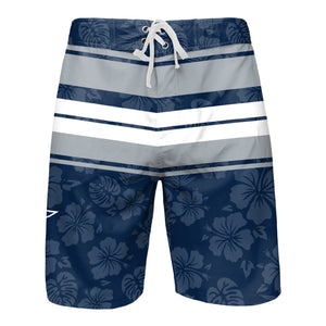 Dallas Cowboys NFL Mens Hibiscus Boardwalk Stripe Boardshorts
