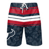 Houston Texans NFL Mens Hibiscus Boardwalk Stripe Boardshorts