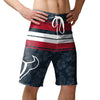 Houston Texans NFL Mens Hibiscus Boardwalk Stripe Boardshorts