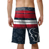 Houston Texans NFL Mens Hibiscus Boardwalk Stripe Boardshorts