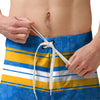 Los Angeles Chargers NFL Mens Hibiscus Boardwalk Stripe Boardshorts