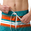 Miami Dolphins NFL Mens Hibiscus Boardwalk Stripe Boardshorts