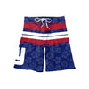 New York Giants NFL Mens Hibiscus Boardwalk Stripe Boardshorts