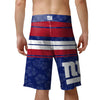 New York Giants NFL Mens Hibiscus Boardwalk Stripe Boardshorts