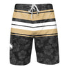 New Orleans Saints NFL Mens Hibiscus Boardwalk Stripe Boardshorts