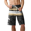 New Orleans Saints NFL Mens Hibiscus Boardwalk Stripe Boardshorts