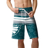 Philadelphia Eagles NFL Mens Hibiscus Boardwalk Stripe Boardshorts