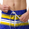 Los Angeles Rams NFL Mens Hibiscus Boardwalk Stripe Boardshorts