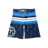 Tennessee Titans NFL Mens Hibiscus Boardwalk Stripe Boardshorts