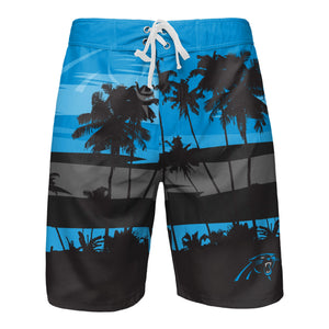 Carolina Panthers NFL Mens Sunset Boardshorts