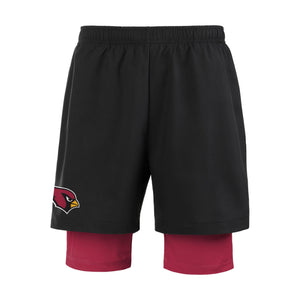 Arizona Cardinals NFL Mens Black Team Color Lining Shorts