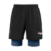 Denver Broncos NFL Mens Black Team Color Lining Shorts