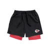 Kansas City Chiefs NFL Mens Black Team Color Lining Shorts
