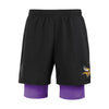 Minnesota Vikings NFL Mens Black Team Color Lining Shorts