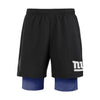 New York Giants NFL Mens Black Team Color Lining Shorts