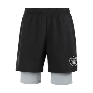 Las Vegas Raiders NFL Mens Black Team Color Lining Shorts