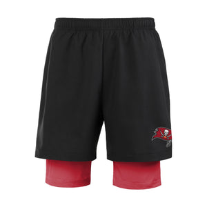 Tampa Bay Buccaneers NFL Mens Black Team Color Lining Shorts