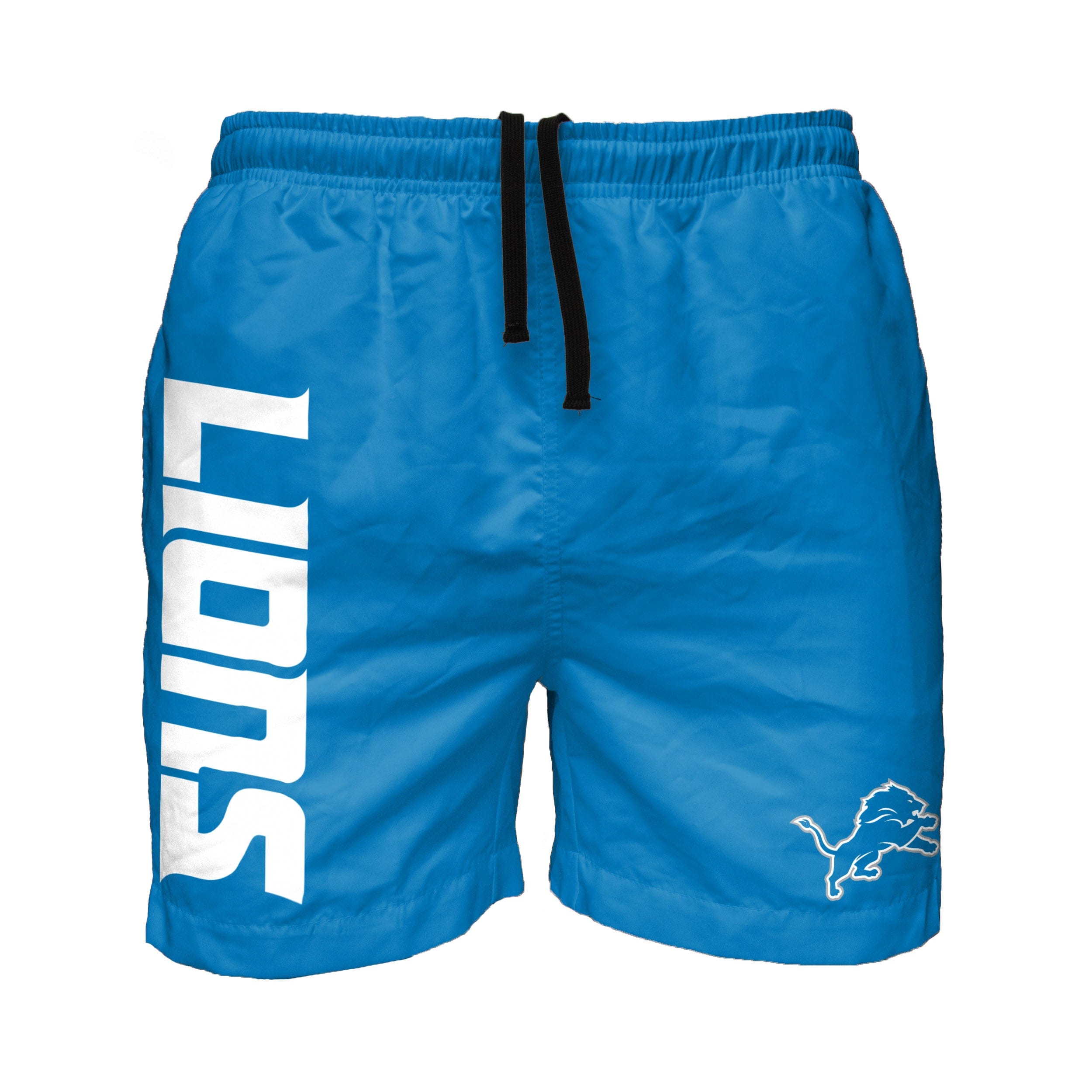 Miami Dolphins NFL Mens Solid Wordmark 5.5 Swimming Trunks