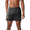 New Orleans Saints NFL Mens Solid Wordmark 5.5" Swimming Trunks