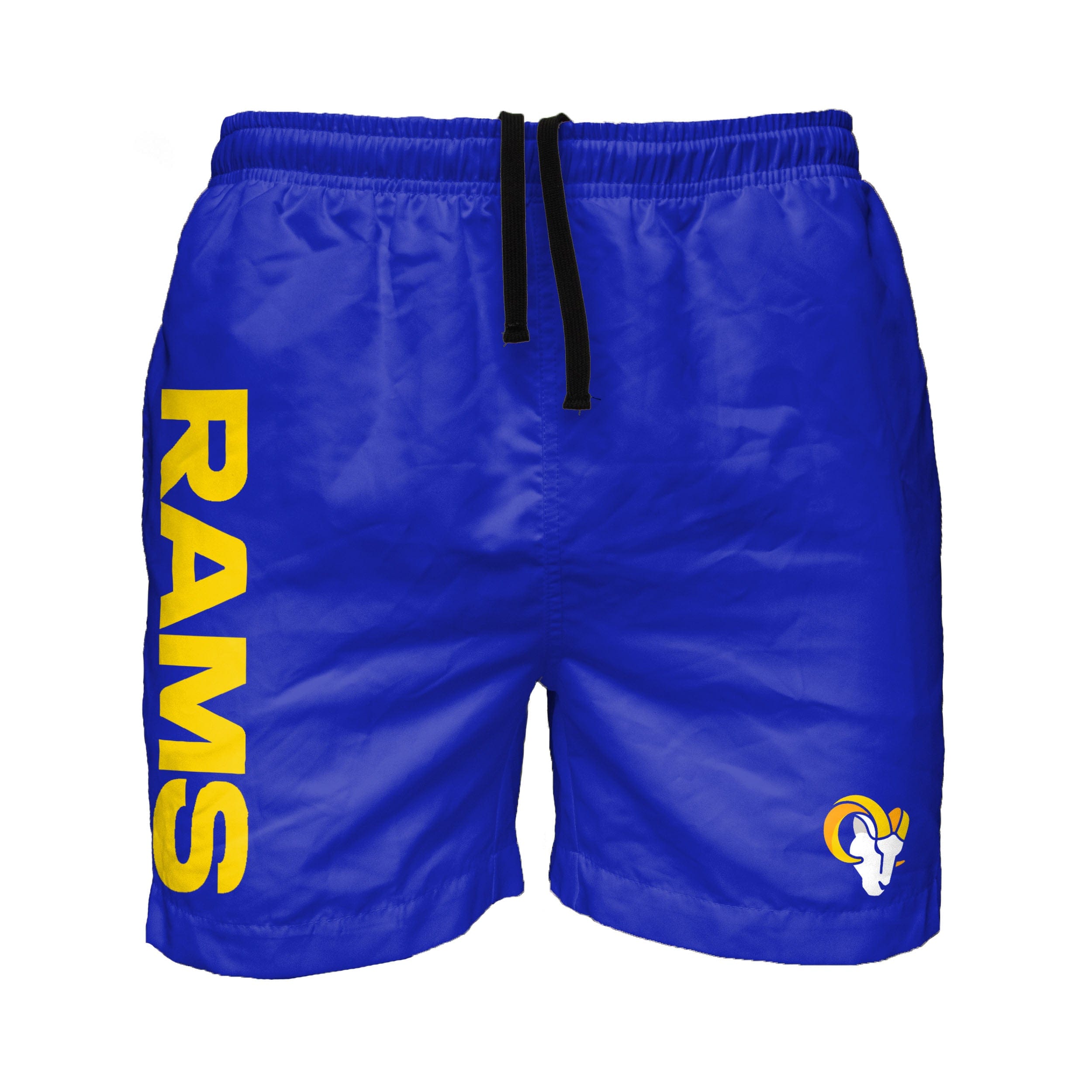 FOCO Los Angeles Rams Floral Swimming Trunks, Mens Size: M