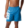 Detroit Lions NFL Mens Solid Wordmark Traditional Swimming Trunks