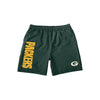 Green Bay Packers NFL Mens Solid Wordmark Traditional Swimming Trunks