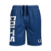 Indianapolis Colts NFL Mens Solid Wordmark Traditional Swimming Trunks