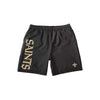 New Orleans Saints NFL Mens Solid Wordmark Traditional Swimming Trunks