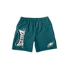 Philadelphia Eagles NFL Mens Solid Wordmark Traditional Swimming Trunks